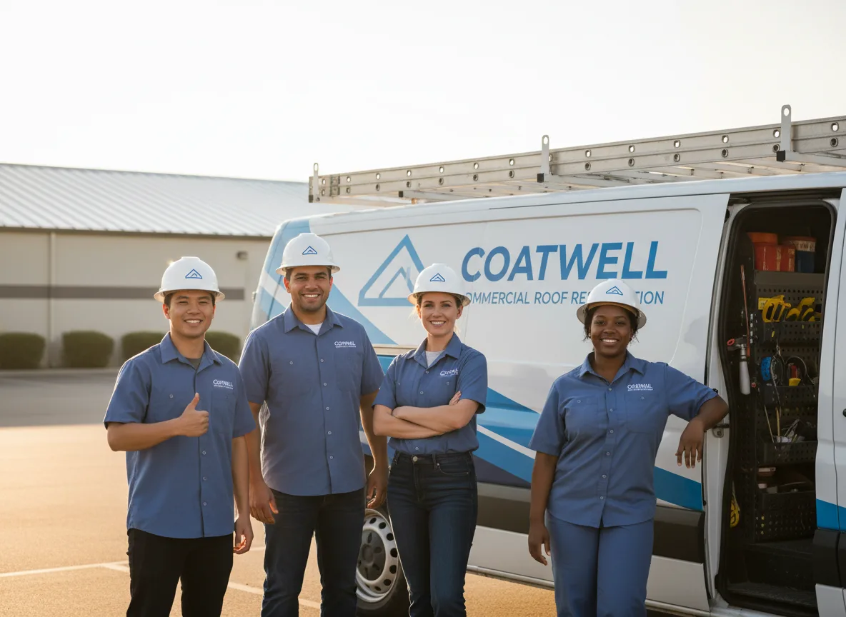 Commercial roof coating company in Dawn, MO
